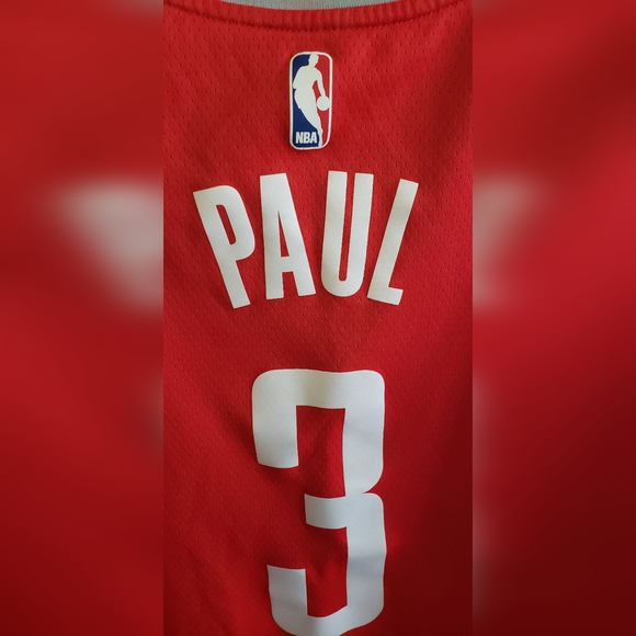 NIKE Houston Rockets Jersey CHRIS PAUL Swingman 48 Large NBA Connect AUTHENTIC - Picture 10 of 12